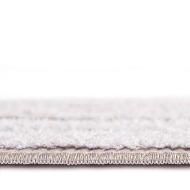 Beige 9' 10 x 12' Sabrina Soto Casa Rectangle Area Rug 100% Cotton Geometric Pattern All Natural Material Eco Friendly Carpet for Sale at Rug Engine