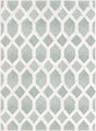 Green 4' 5 x 6' Sabrina Soto Casa Rectangle Area Rug 100% Cotton Geometric Pattern All Natural Material Eco Friendly Carpet for Sale at Rug Engine