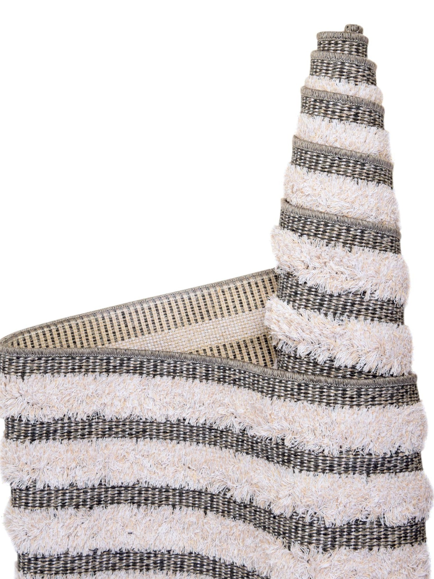 Anthracite Gray 9' 10 x 12' Sabrina Soto Casa Rectangle Area Rug 100% Cotton Geometric Pattern All Natural Material Eco Friendly Carpet for Sale at Rug Engine