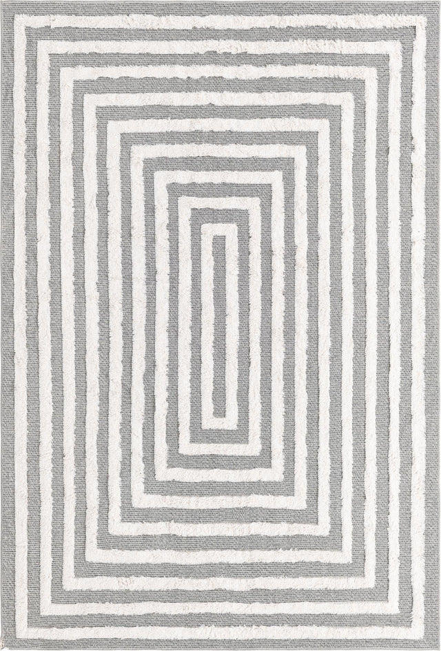 Anthracite Gray 1' 3 x 1' 4 Sabrina Soto Casa Sample Area Rug 100% Cotton Geometric Pattern All Natural Material Eco Friendly Carpet for Sale at Rug Engine