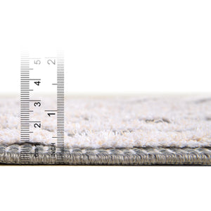 Anthracite Gray 2' 7 x 12' Sabrina Soto Casa Runner Area Rug 100% Cotton Geometric Pattern All Natural Material Eco Friendly Carpet for Sale at Rug Engine
