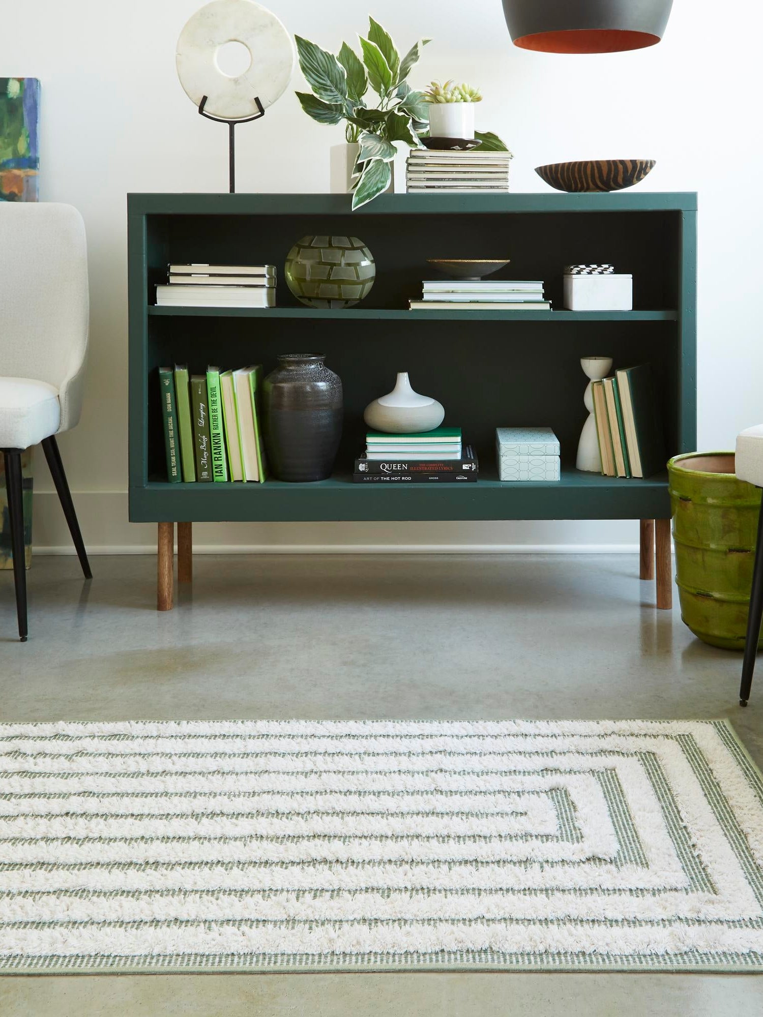 Green 2' 3 x 8' Sabrina Soto Casa Runner Area Rug 100% Cotton Geometric Pattern All Natural Material Eco Friendly Carpet for Sale at Rug Engine