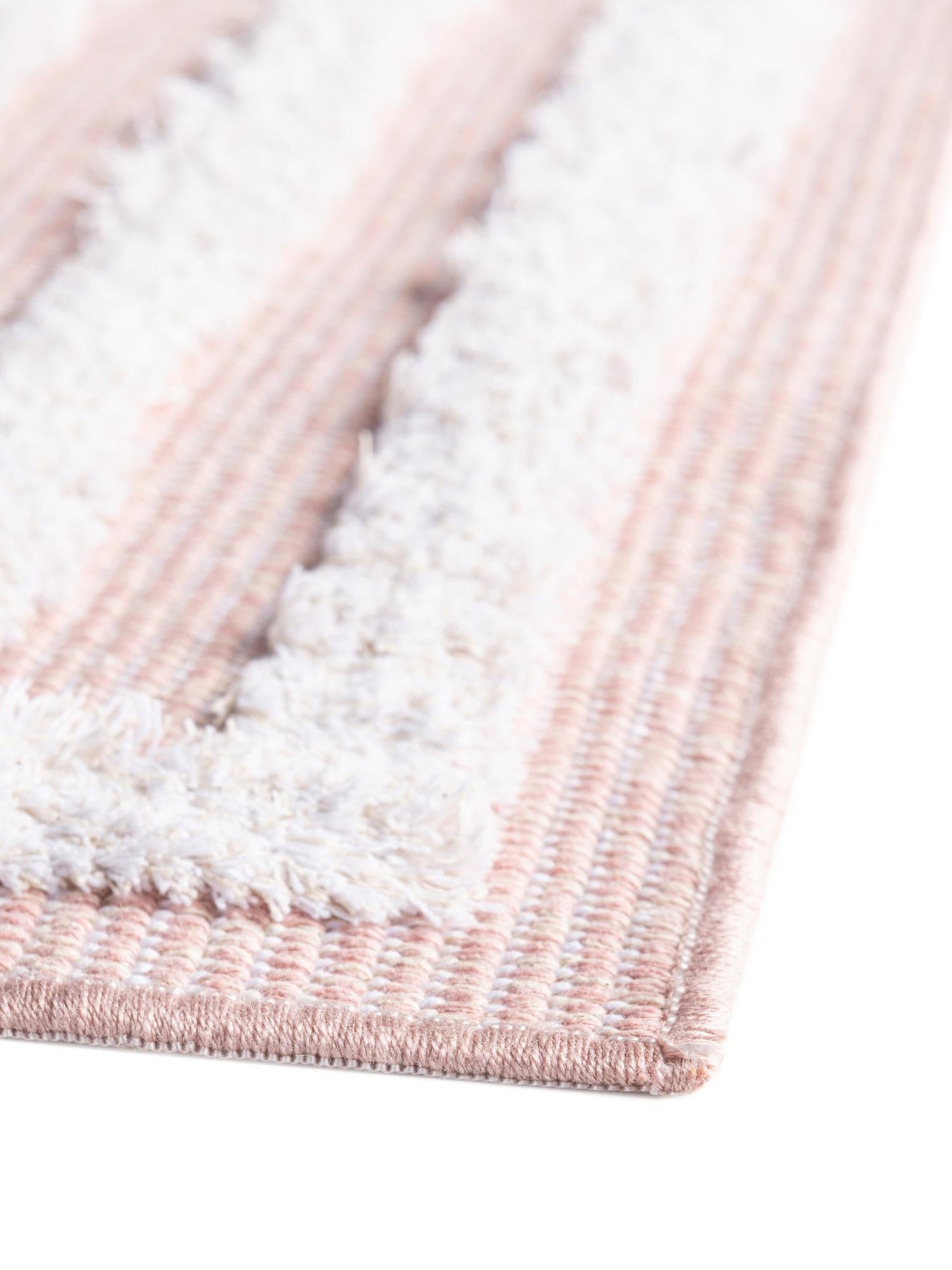 Pink 8' 3 x 10' Sabrina Soto Casa Rectangle Area Rug 100% Cotton Geometric Pattern All Natural Material Eco Friendly Carpet for Sale at Rug Engine