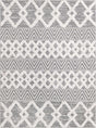Anthracite Gray 4' 5 x 6' Sabrina Soto Casa Rectangle Area Rug 100% Cotton Geometric Pattern All Natural Material Eco Friendly Carpet for Sale at Rug Engine