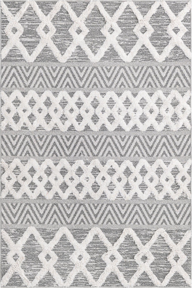 Anthracite Gray 1' 3 x 1' 4 Sabrina Soto Casa Sample Area Rug 100% Cotton Geometric Pattern All Natural Material Eco Friendly Carpet for Sale at Rug Engine