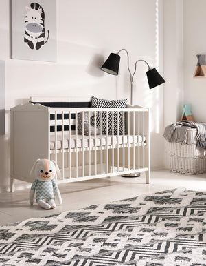 Black 9' 10 x 12' Sabrina Soto Casa Rectangle Area Rug 100% Cotton Geometric Pattern All Natural Material Eco Friendly Carpet for Sale at Rug Engine