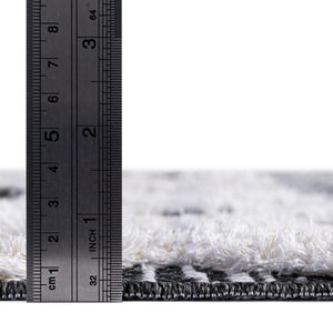 Black 2' 7 x 12' Sabrina Soto Casa Runner Area Rug 100% Cotton Geometric Pattern All Natural Material Eco Friendly Carpet for Sale at Rug Engine