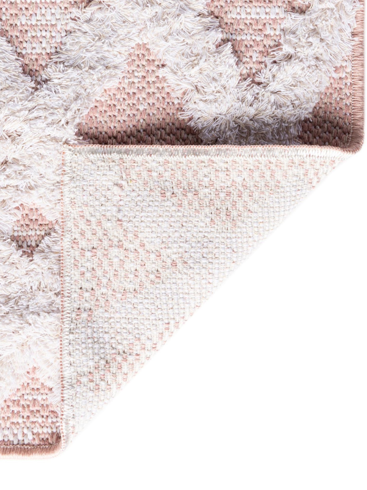 Pink 8' 3 x 10' Sabrina Soto Casa Rectangle Area Rug 100% Cotton Geometric Pattern All Natural Material Eco Friendly Carpet for Sale at Rug Engine