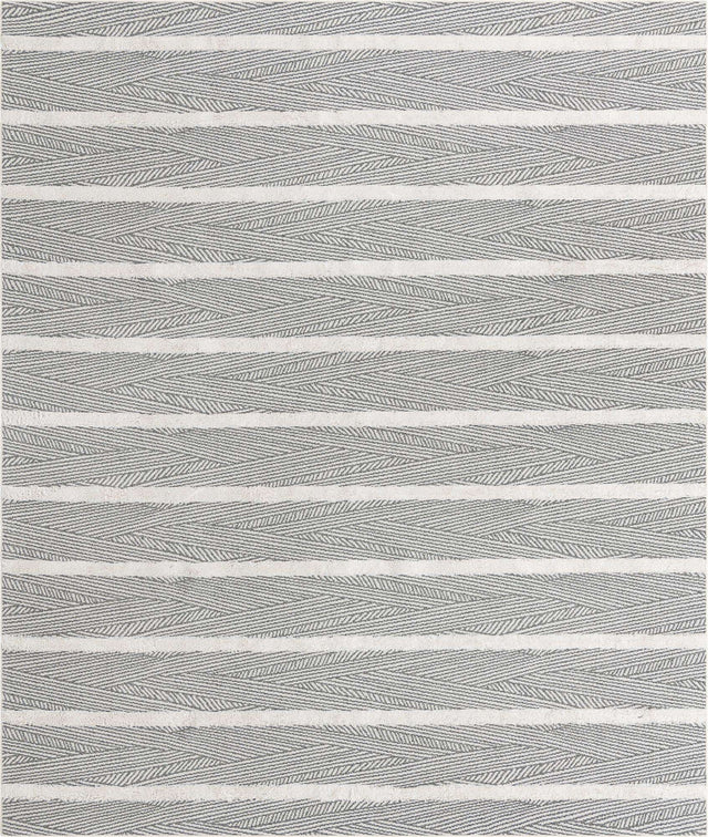Anthracite Gray 9' 10 x 12' Sabrina Soto Casa Rectangle Area Rug 100% Cotton Geometric Pattern All Natural Material Eco Friendly Carpet for Sale at Rug Engine