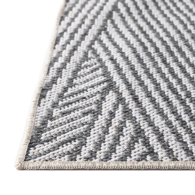 Anthracite Gray 4' 5 x 6' Sabrina Soto Casa Rectangle Area Rug 100% Cotton Geometric Pattern All Natural Material Eco Friendly Carpet for Sale at Rug Engine