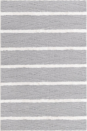Anthracite Gray 1' 3 x 1' 4 Sabrina Soto Casa Sample Area Rug 100% Cotton Geometric Pattern All Natural Material Eco Friendly Carpet for Sale at Rug Engine