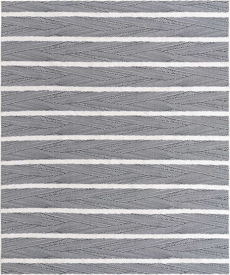 Black 9' 10 x 12' Sabrina Soto Casa Rectangle Area Rug 100% Cotton Geometric Pattern All Natural Material Eco Friendly Carpet for Sale at Rug Engine
