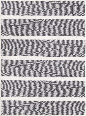 Black 4' 5 x 6' Sabrina Soto Casa Rectangle Area Rug 100% Cotton Geometric Pattern All Natural Material Eco Friendly Carpet for Sale at Rug Engine