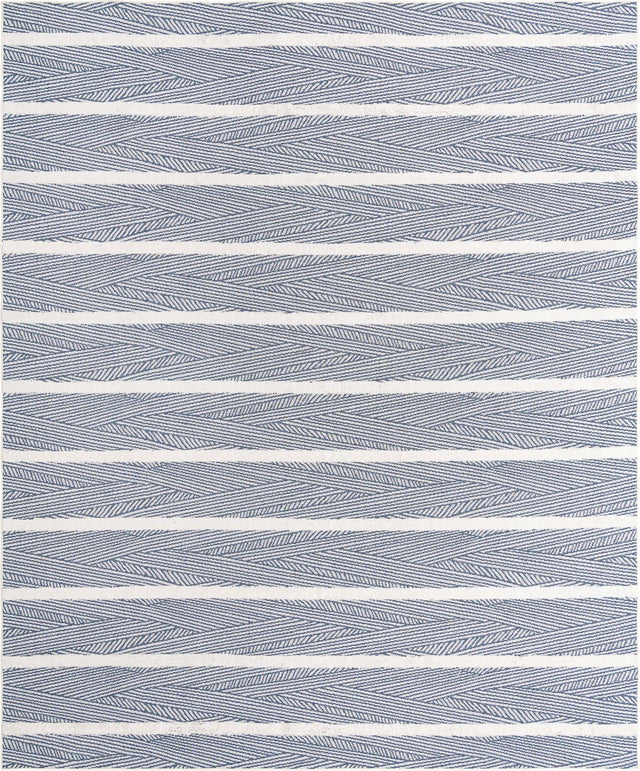 Navy Blue 9' 10 x 12' Sabrina Soto Casa Rectangle Area Rug 100% Cotton Geometric Pattern All Natural Material Eco Friendly Carpet for Sale at Rug Engine