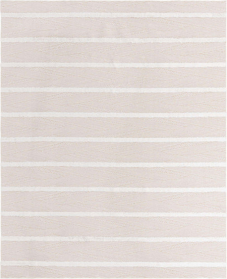 Beige 9' 10 x 12' Sabrina Soto Casa Rectangle Area Rug 100% Cotton Geometric Pattern All Natural Material Eco Friendly Carpet for Sale at Rug Engine