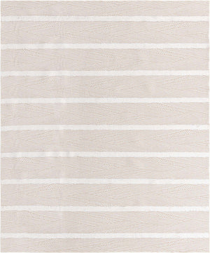 Beige 8' 3 x 10' Sabrina Soto Casa Rectangle Area Rug 100% Cotton Geometric Pattern All Natural Material Eco Friendly Carpet for Sale at Rug Engine