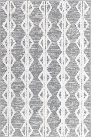 Anthracite Gray 1' 3 x 1' 4 Sabrina Soto Casa Sample Area Rug 100% Cotton Geometric Pattern All Natural Material Eco Friendly Carpet for Sale at Rug Engine