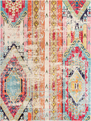 Multicolor 10' x 13' Sedona Rectangle Area Rug Durable Long Lasting Carpet for Living Rooms, Kitchen, Bedrooms, Office Space, Dorms for Sale at Rug Engine