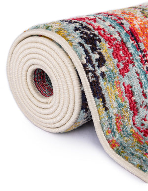 Multicolor 7' 11 x 10' Sedona Oval Area Rug Durable Long Lasting Carpet for Living Rooms, Kitchen, Bedrooms, Office Space, Dorms for Sale at Rug Engine