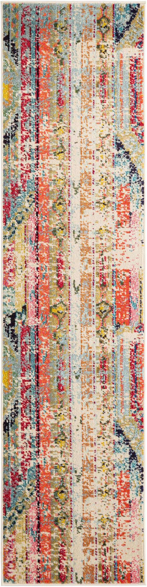 Multicolor 2' x 8' Sedona Runner Area Rug Durable Long Lasting Carpet for Living Rooms, Kitchen, Bedrooms, Office Space, Dorms for Sale at Rug Engine