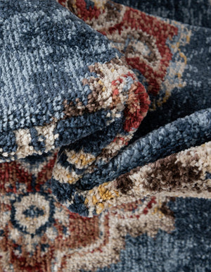 Dark Blue 5' x 8' Utopia Oval Area Rug Traditional Vintage Persian Inspired Vivid Color Durable Carpet for Unique Interiors for Sale at Rug Engine