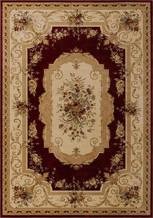 Red 10' x 14' 1 Versailles Rectangle Area Rug