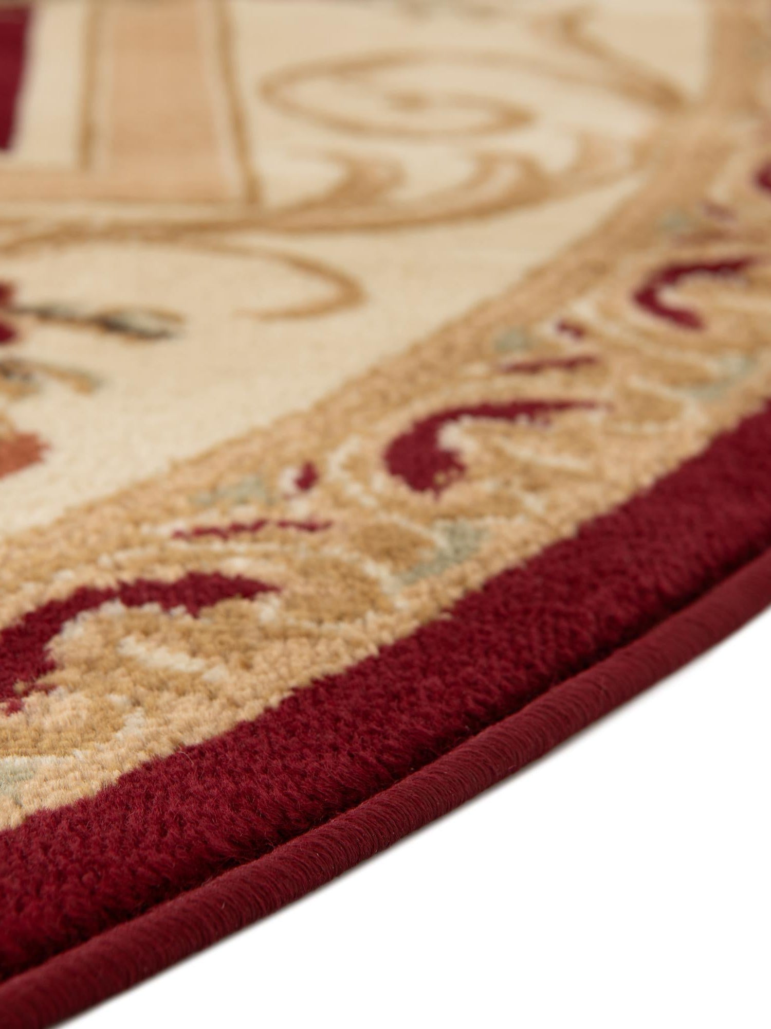 Red 4' 1 x 6' 1 Versailles Oval Area Rug