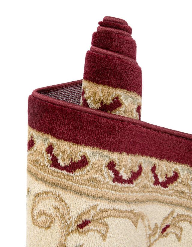 Red 7' 10 x 7' 10 Versailles Octagon Area Rug