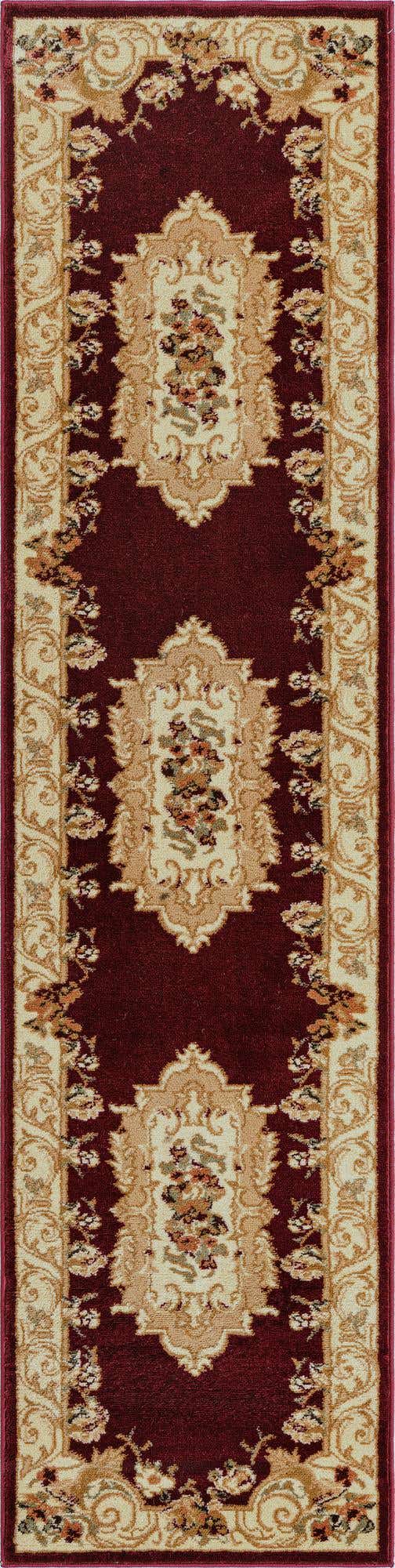 Red 2' x 8' Versailles Runner Area Rug