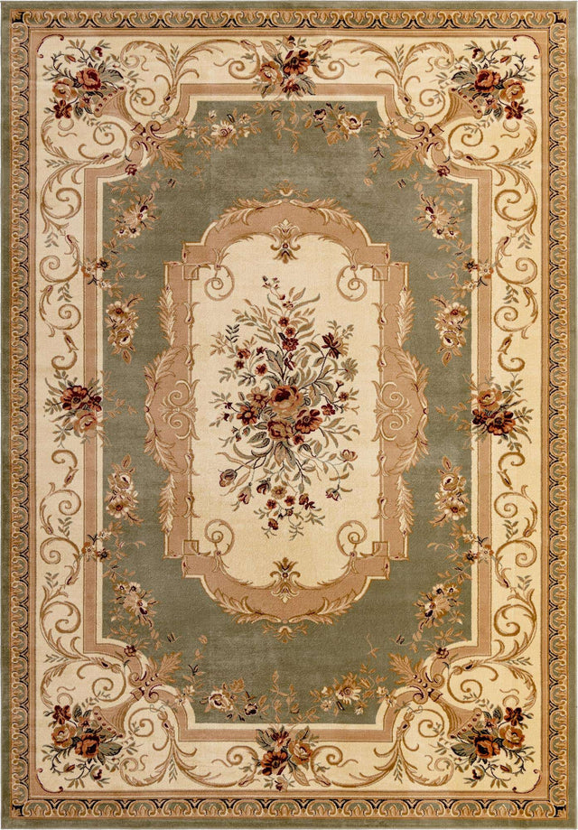 Green 10' x 14' 1 Versailles Rectangle Area Rug