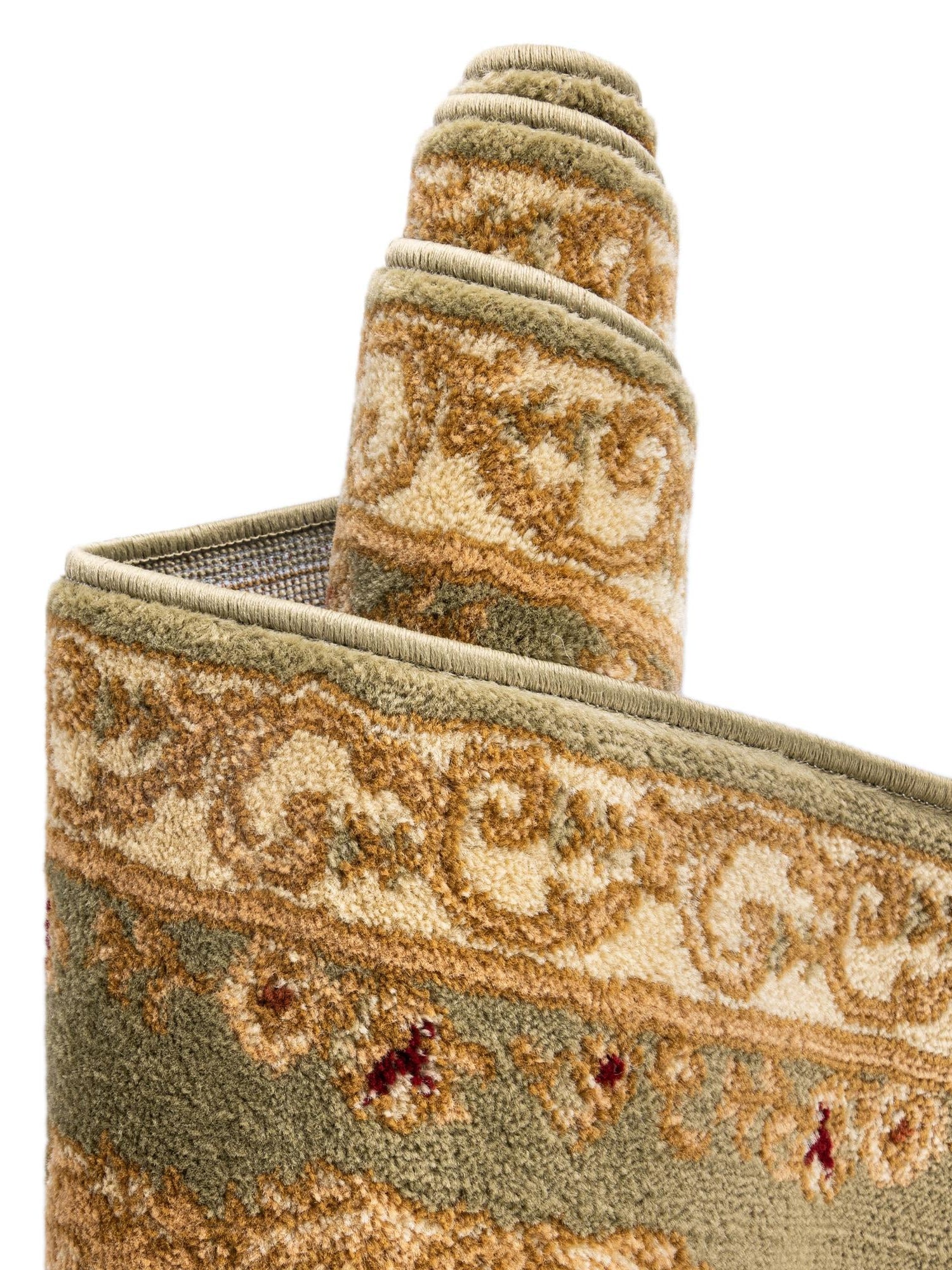 Green 7' 1 x 7' 1 Versailles Square Area Rug