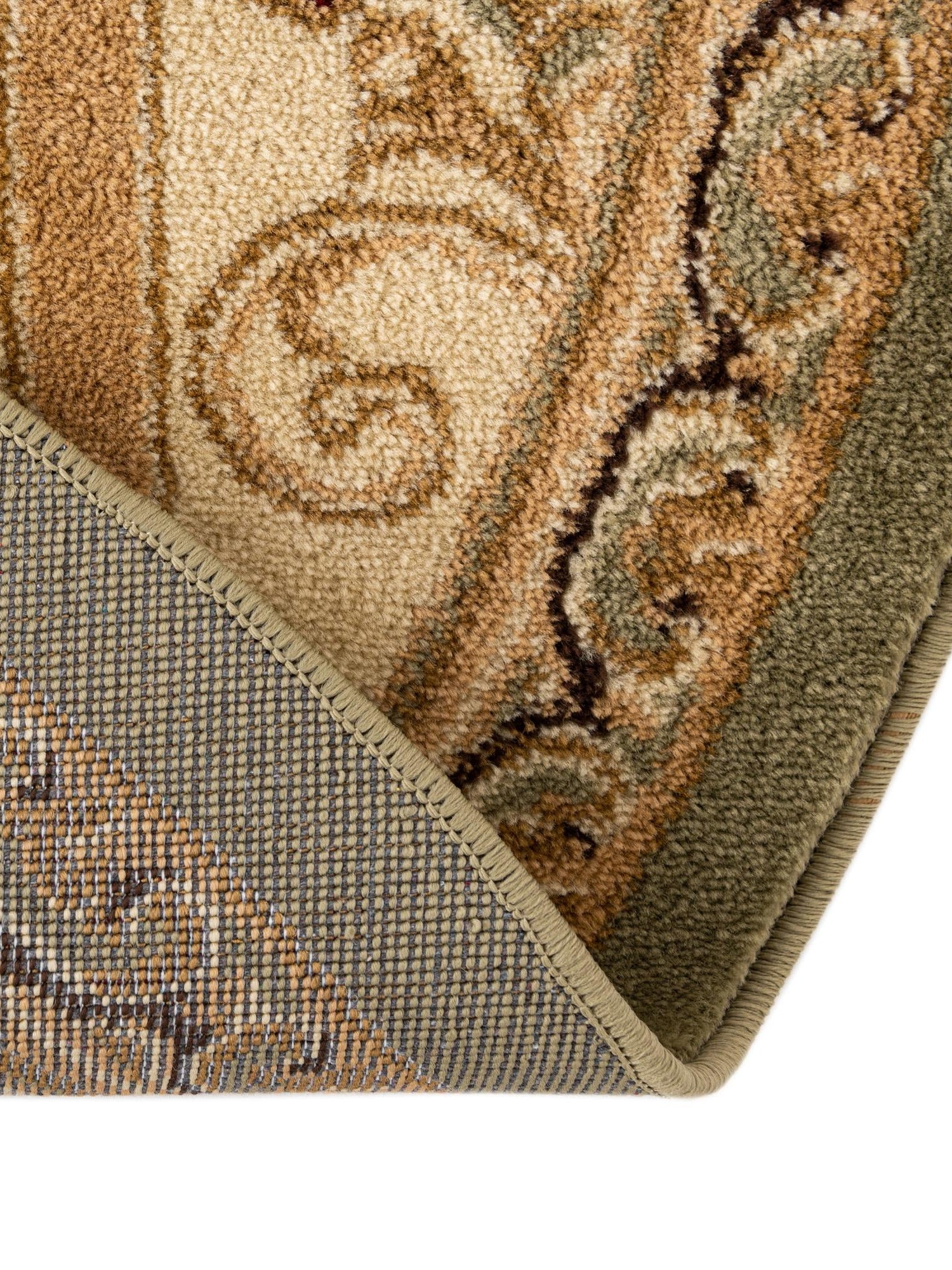 Green 3' 1 x 5' 3 Versailles Oval Area Rug