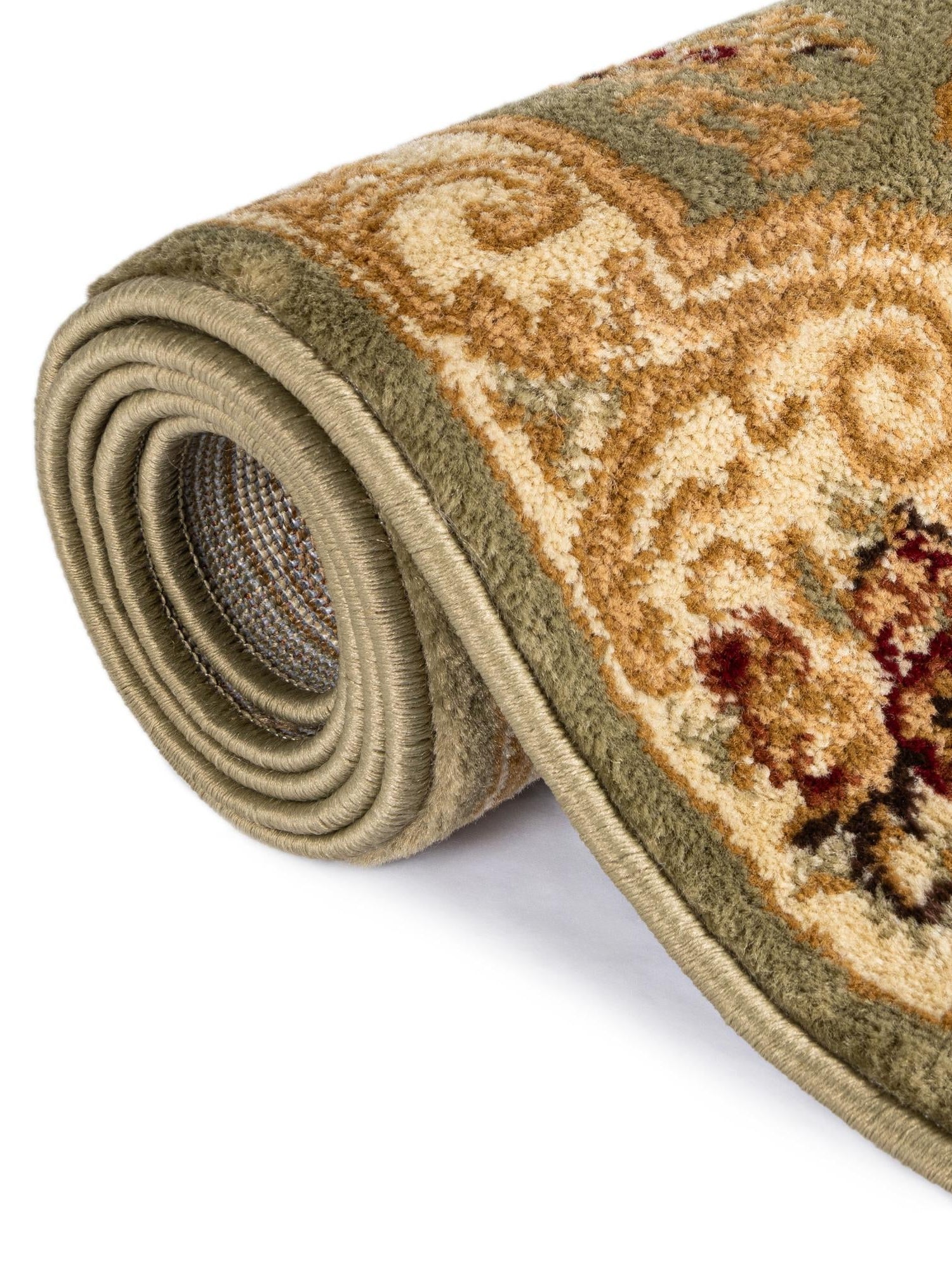 Green 7' 10 x 7' 10 Versailles Octagon Area Rug