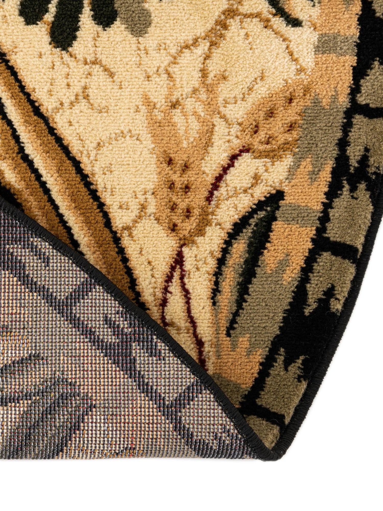 Cream 5' 3 x 8' Barnyard Oval Area Rug 100% Polypropylene With Cotton Backing Traditional Cottage Rustic Classical Carpet for Living Office Bedroom Dining Room Easy to Clean Long Lasting & Durable Decor for Sale at Rug Engine