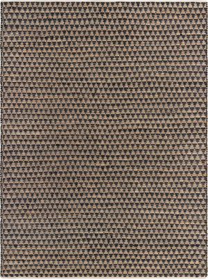 Black 10' x 14' 1 Chindi Jute Rectangle Rug
