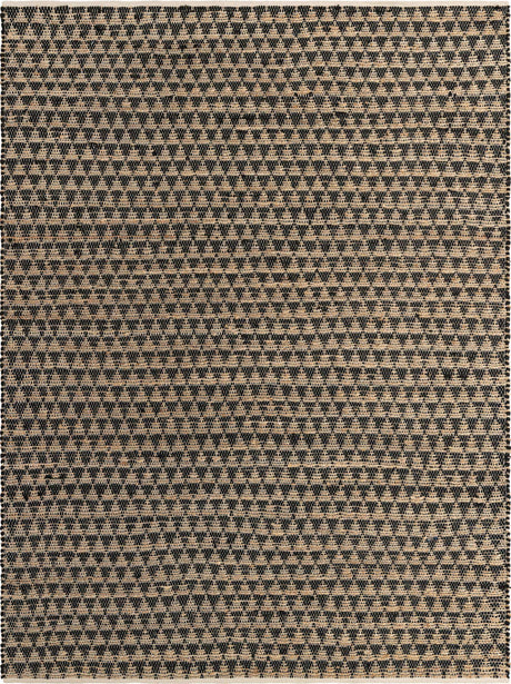 Black 8' x 11' Chindi Jute Rectangle Rug