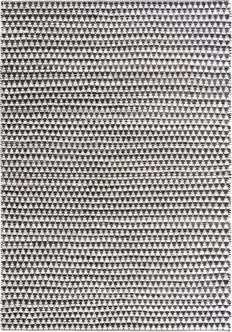 White Black 10' x 14' 1 Chindi Jute Rectangle Rug