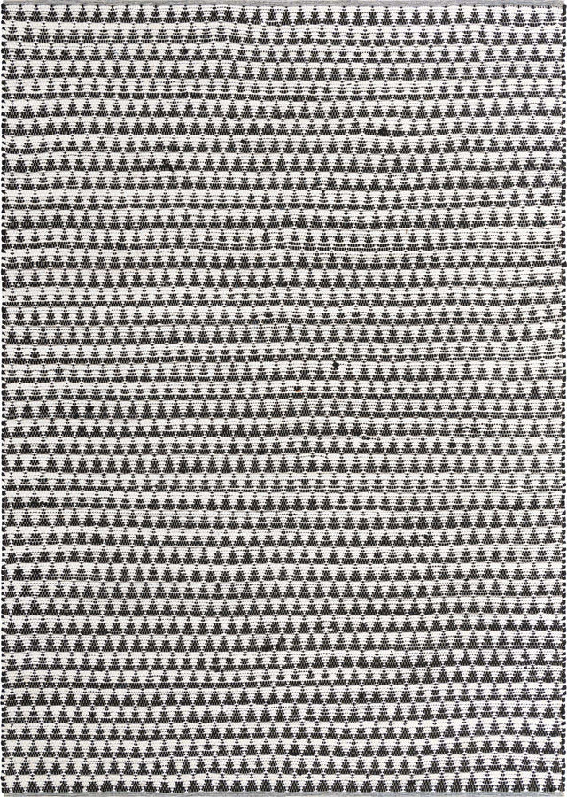 White Black 9' x 12' Chindi Jute Rectangle Rug