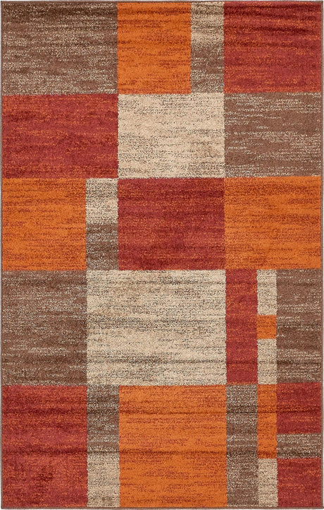 Multicolor 1' 4 x 1' 4 Autumn Sample Area Rug 100% Polypropylene Durable Jute Backing Living Dining Room Bedroom Office Modern Decor Carpet for Sale at Rug Engine