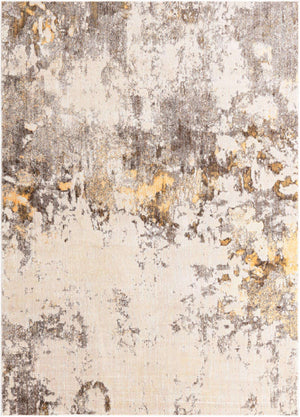 Ivory Beige 7' x 10' Helios Rectangle Area Rug 100% Polypropylene (Space-Dyed Yarn) Easy Clean With Cotton Backing Contemporary Carpet for Sale at Rug Engine