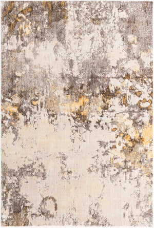 Ivory Beige 6' x 9' Helios Rectangle Area Rug 100% Polypropylene (Space-Dyed Yarn) Easy Clean With Cotton Backing Contemporary Carpet for Sale at Rug Engine