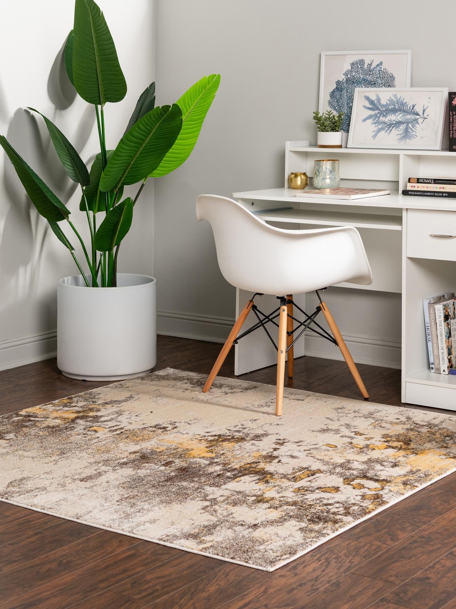 Ivory Beige 3' 3 x 3' 3 Helios Square Area Rug 100% Polypropylene (Space-Dyed Yarn) Easy Clean With Cotton Backing Contemporary Carpet for Sale at Rug Engine