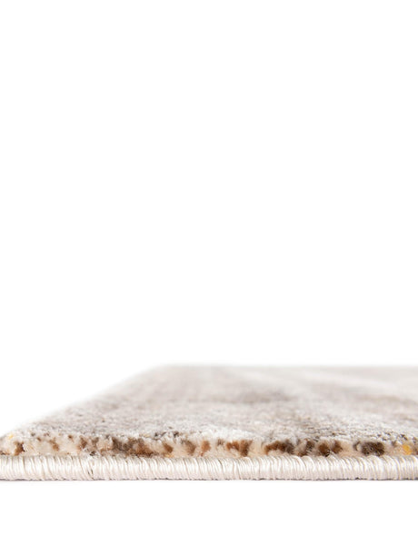 Ivory Beige 4' x 4' Helios Square Area Rug 100% Polypropylene (Space-Dyed Yarn) Easy Clean With Cotton Backing Contemporary Carpet for Sale at Rug Engine