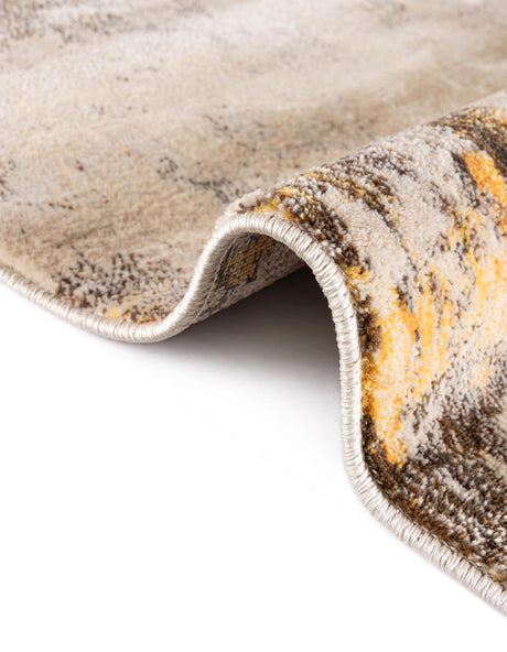 Ivory Beige 4' x 4' Helios Square Area Rug 100% Polypropylene (Space-Dyed Yarn) Easy Clean With Cotton Backing Contemporary Carpet for Sale at Rug Engine