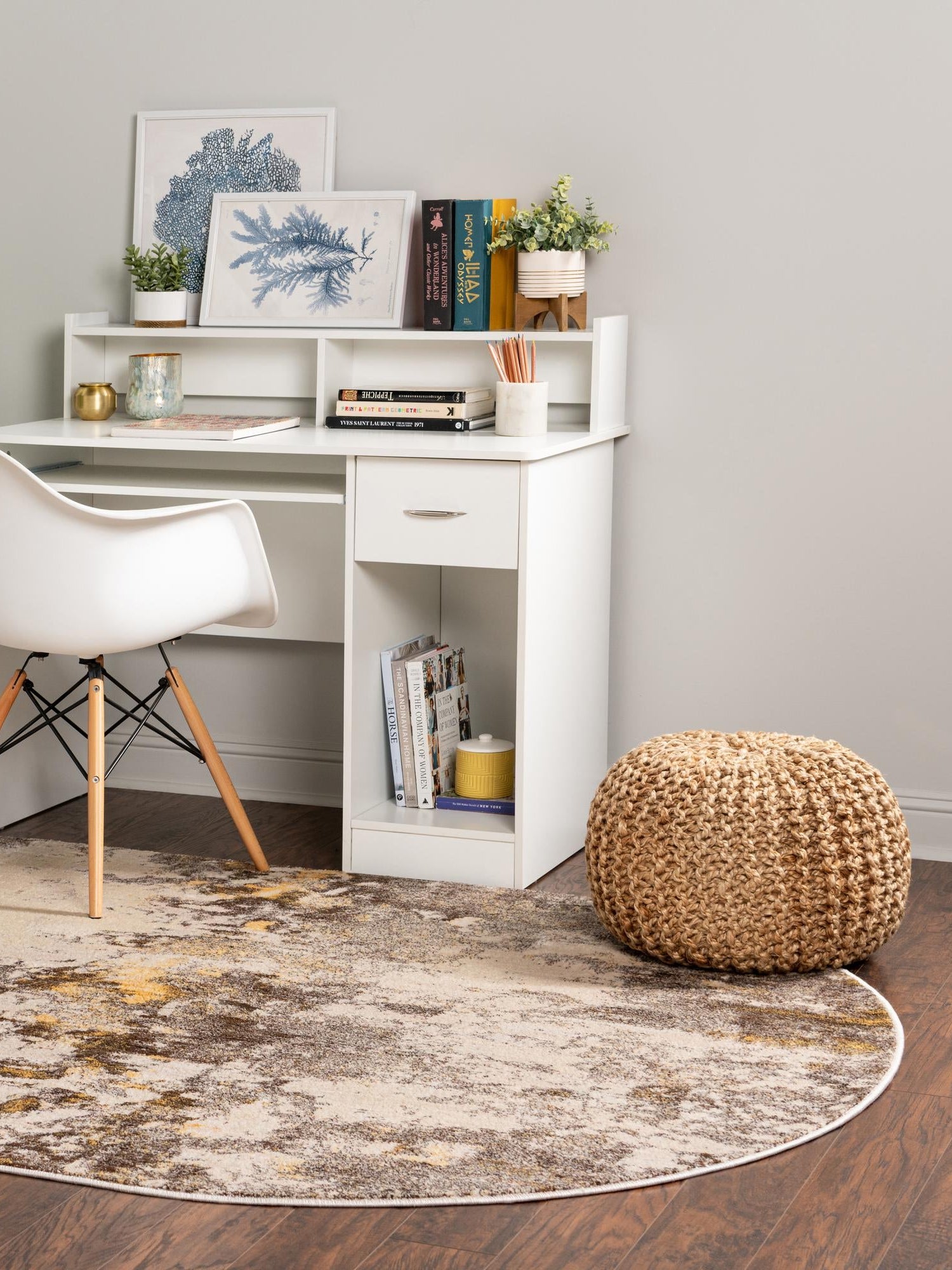 Ivory Beige 7' 11 x 10' Helios Oval Area Rug 100% Polypropylene (Space-Dyed Yarn) Easy Clean With Cotton Backing Contemporary Carpet for Sale at Rug Engine