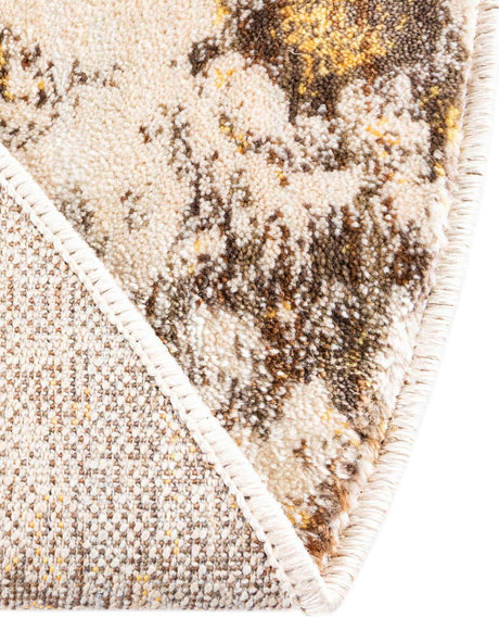 Ivory Beige 3' 3 x 5' 3 Helios Oval Area Rug 100% Polypropylene (Space-Dyed Yarn) Easy Clean With Cotton Backing Contemporary Carpet for Sale at Rug Engine