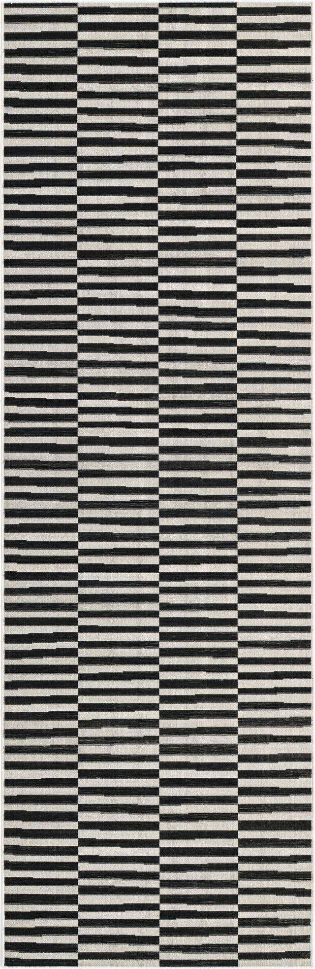 Black 2' x 6' Williamsburg Runner Area Rug 100% Polypropylene With Cotton Backing Durable Easy Clean Stain Resistant Carpet for Sale at Rug Engine
