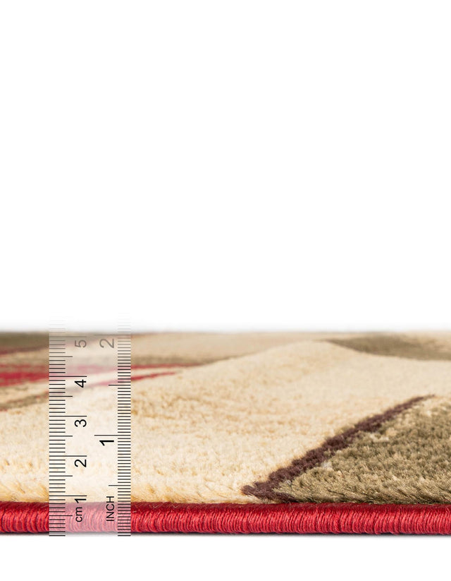 Multicolor 7' 10 x 7' 10 Barista Square Area Rug 100% Polypropylene Abstract Modern Geometric Carpet for Living Room Dining Office Dorm Room Decor for Sale at Rug Engine