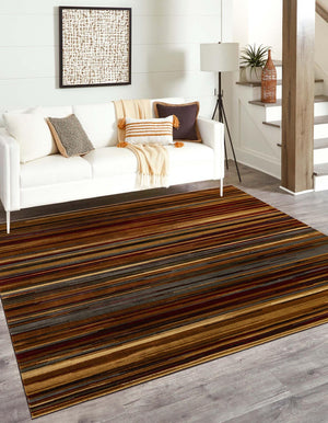 Beige 10' x 10' Barista Square Area Rug 100% Polypropylene Abstract Modern Geometric Carpet for Living Room Dining Office Dorm Room Decor for Sale at Rug Engine
