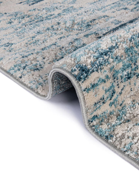 Blue 2' x 3' Oasis Rectangle Area Rug 65% Polypropylene & 35% Polyester Contemporary Carpet for Living Rooms, Bedroom, Kitchen, Dining, Office for Sale at Rug Engine